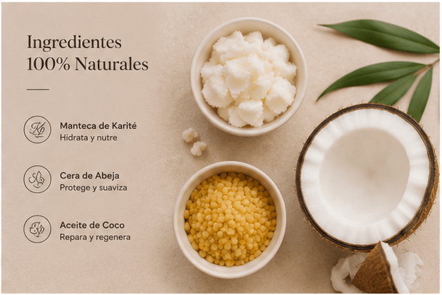 Bálsamo Labial con manteca de Karité - Kapa Natural