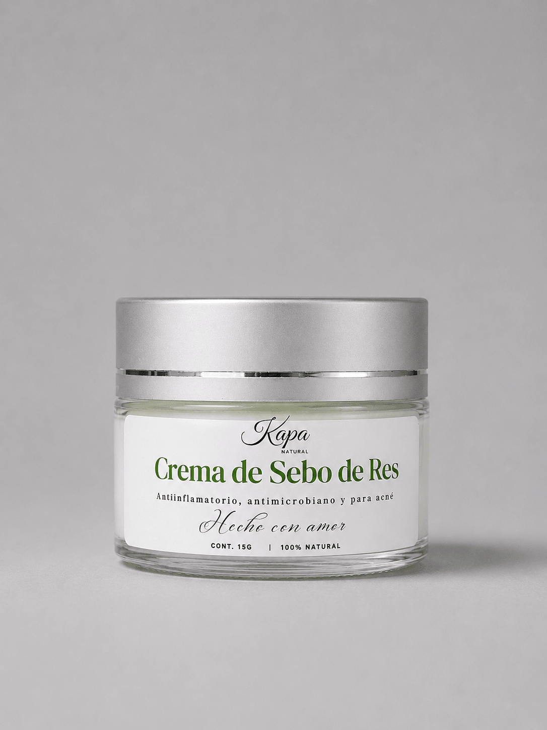 Crema Natural de Sebo de Res & Orégano - Kapa Natural