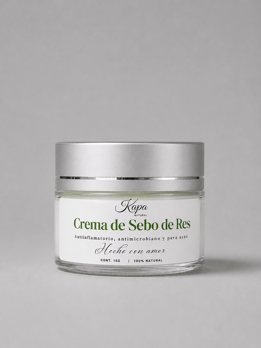 Crema Natural de Sebo de Res & Orégano - Kapa Natural