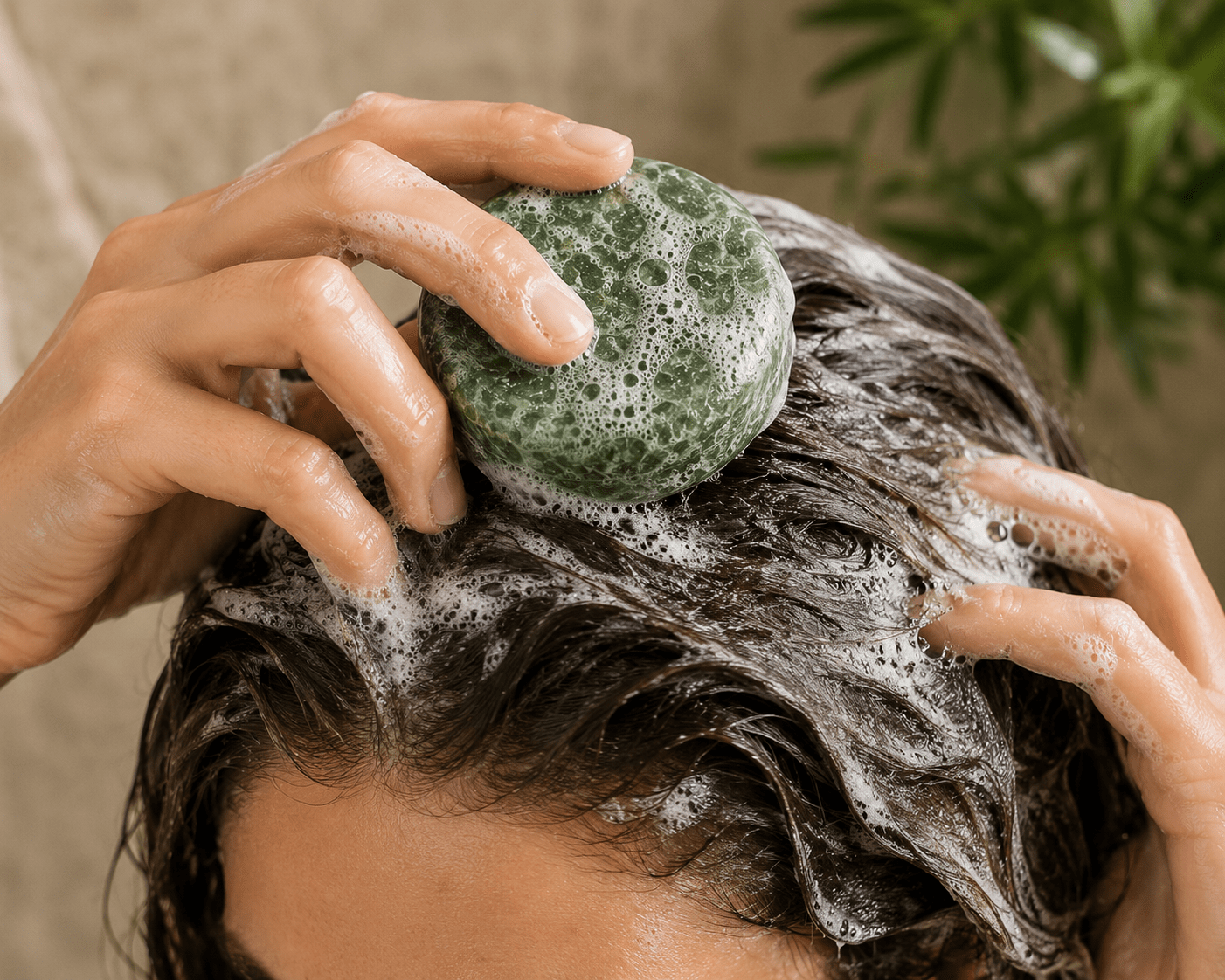 Shampoo sólido con romero y aceite de ricino - Kapa Natural