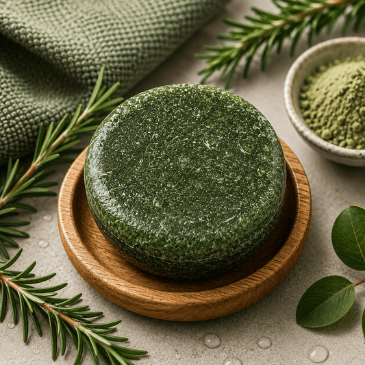 Shampoo sólido con romero y aceite de ricino - Kapa Natural